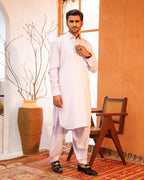 Taahir - White Shalwar Kameez