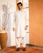 Taahir - Cream Shalwar Kameez