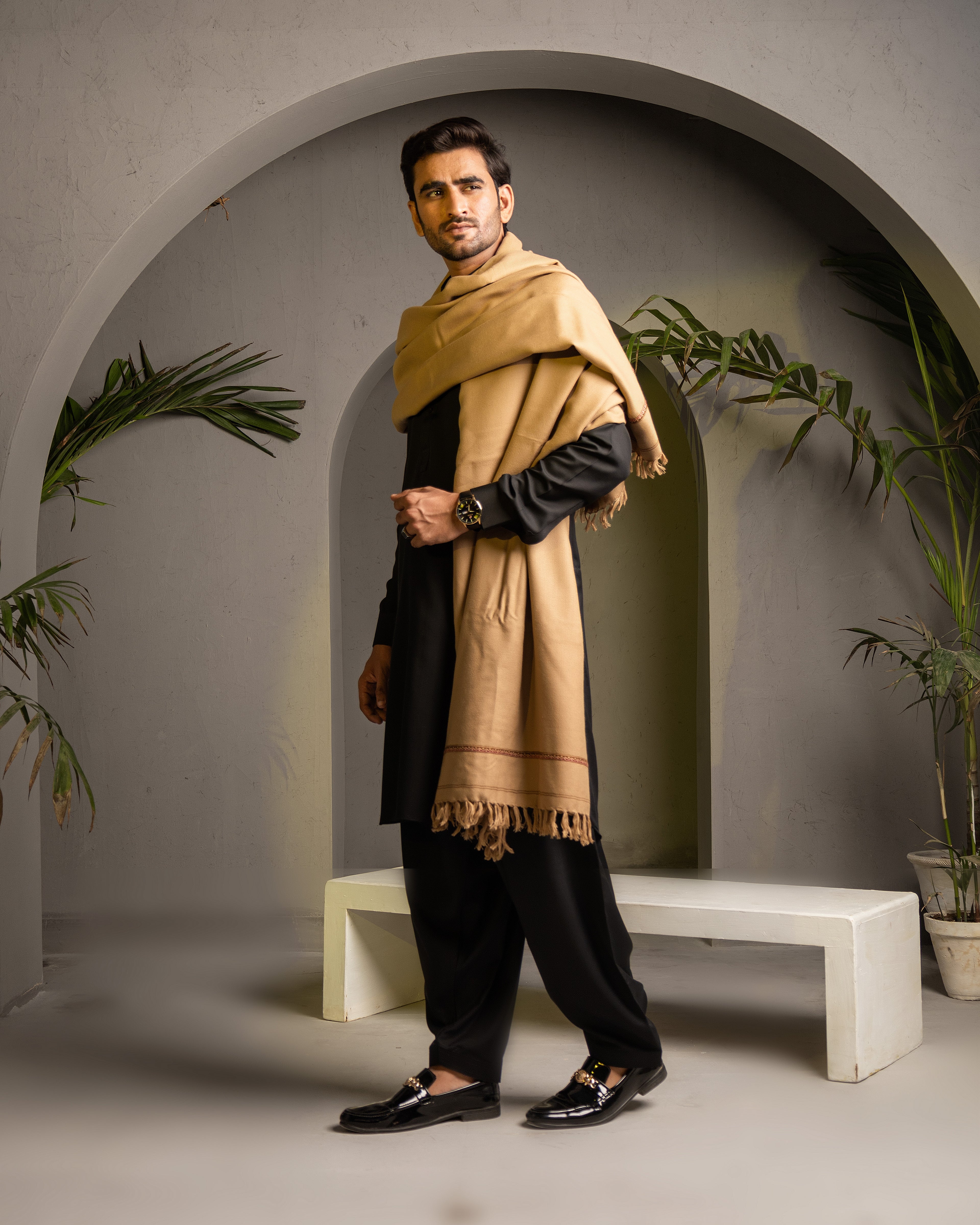 Taahir - Black Shalwar Kameez