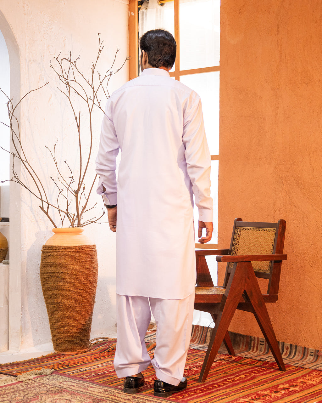 Taahir - White Shalwar Kameez