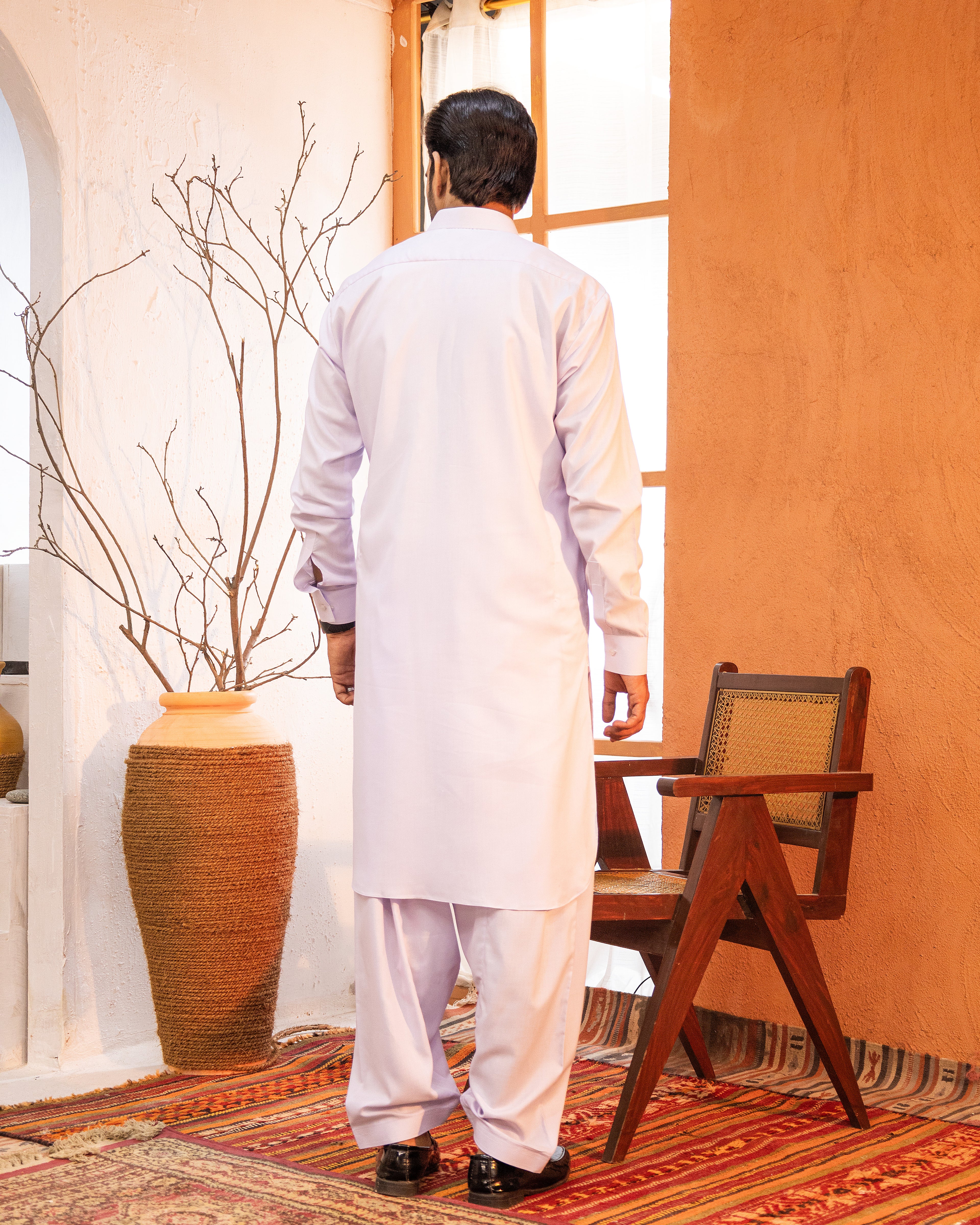 Taahir - White Shalwar Kameez